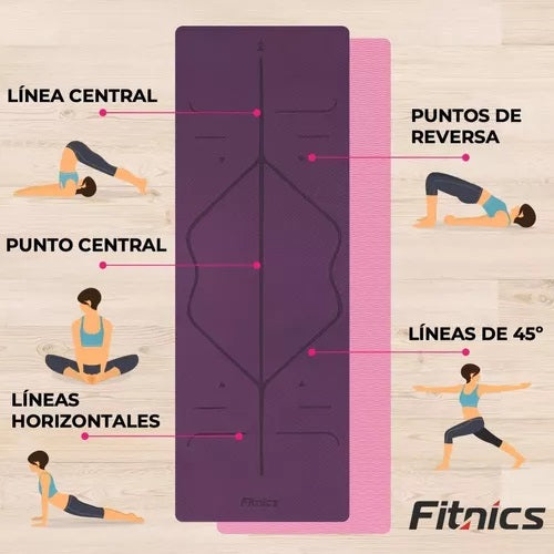 Colchoneta  Mat Yoga Plegable 6mm Con E